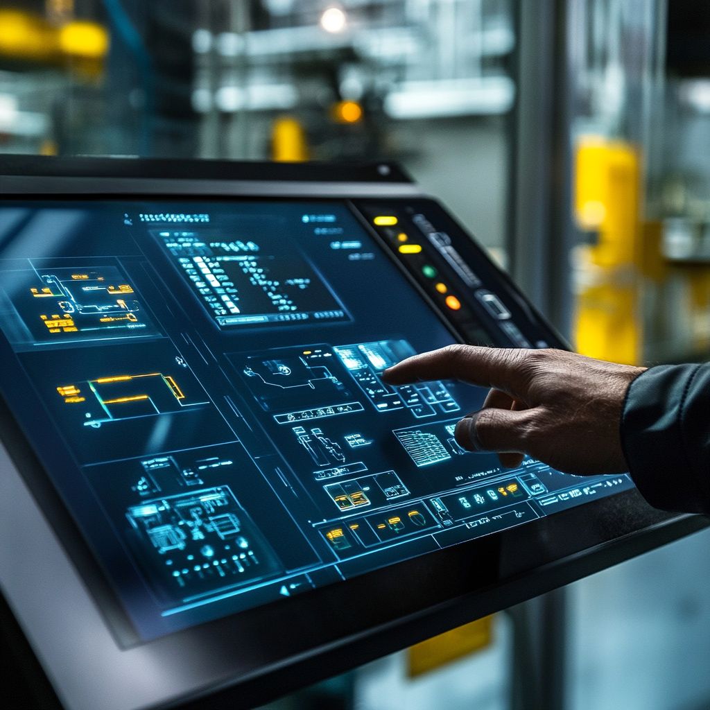 Ironheadsh's tweet image. 📱 Touchscreen controls at your fingertips! Modern interfaces making complex machinery operation intuitive and efficient. #TouchscreenControls #OperatorInterface