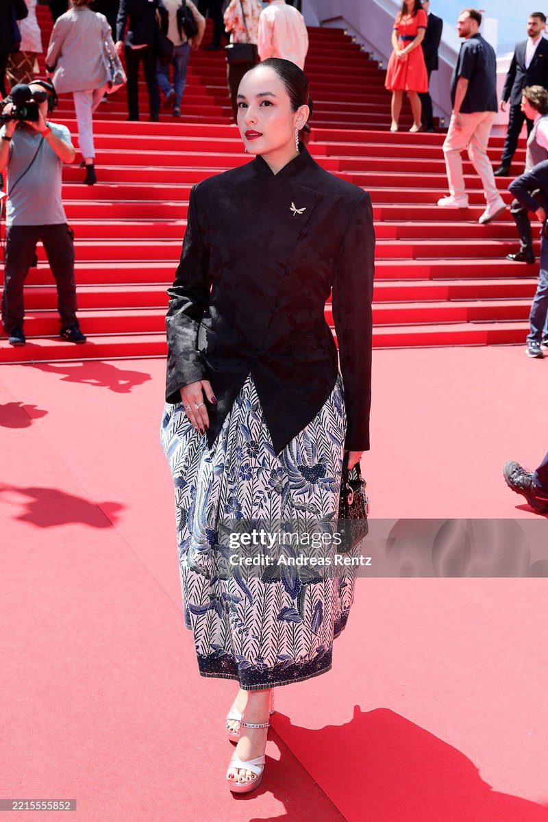 Chelsea Islan arrives at the 78th Cannes Film Festival.