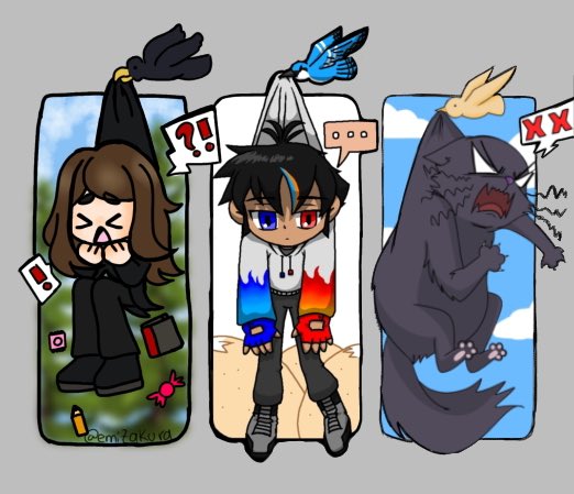 EmiZakura100's tweet photo. Art collab que tuve con dos amigos ✨ https://t.co/hXH0gZSo44