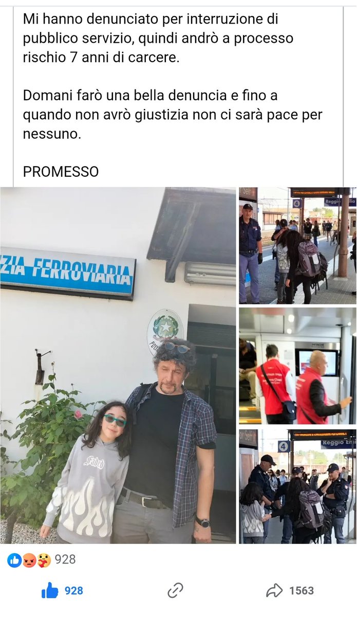 ChanceGardi's tweet photo. Un padre porta a Bologna il figlio malato per fare esami che in Toscana servivano 8 mesi: Li buttano giù dal treno, li portano in questura e li denunciano per interruzione di pubblico servizio. I clandestini non pagano mai e bisogna pure dargli la cittadinanza in 5 anni. https://t.co/h9EaxBYmZT