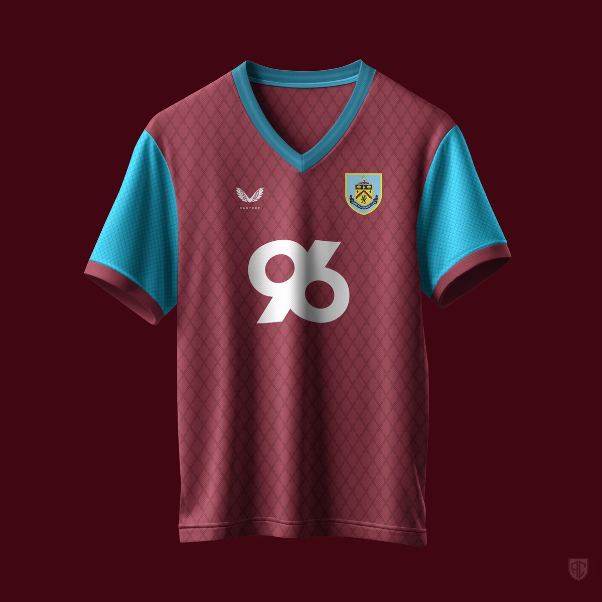 AlwaysClaret's tweet photo. My final kit concept for 2025/2026 👕

Kit colours as voted by you 🗳️

(With an additional training shirt idea)

#TwitterClarets | #BurnleyFC | #SMSports | #GraphicDesign https://t.co/diiZeRhOjt