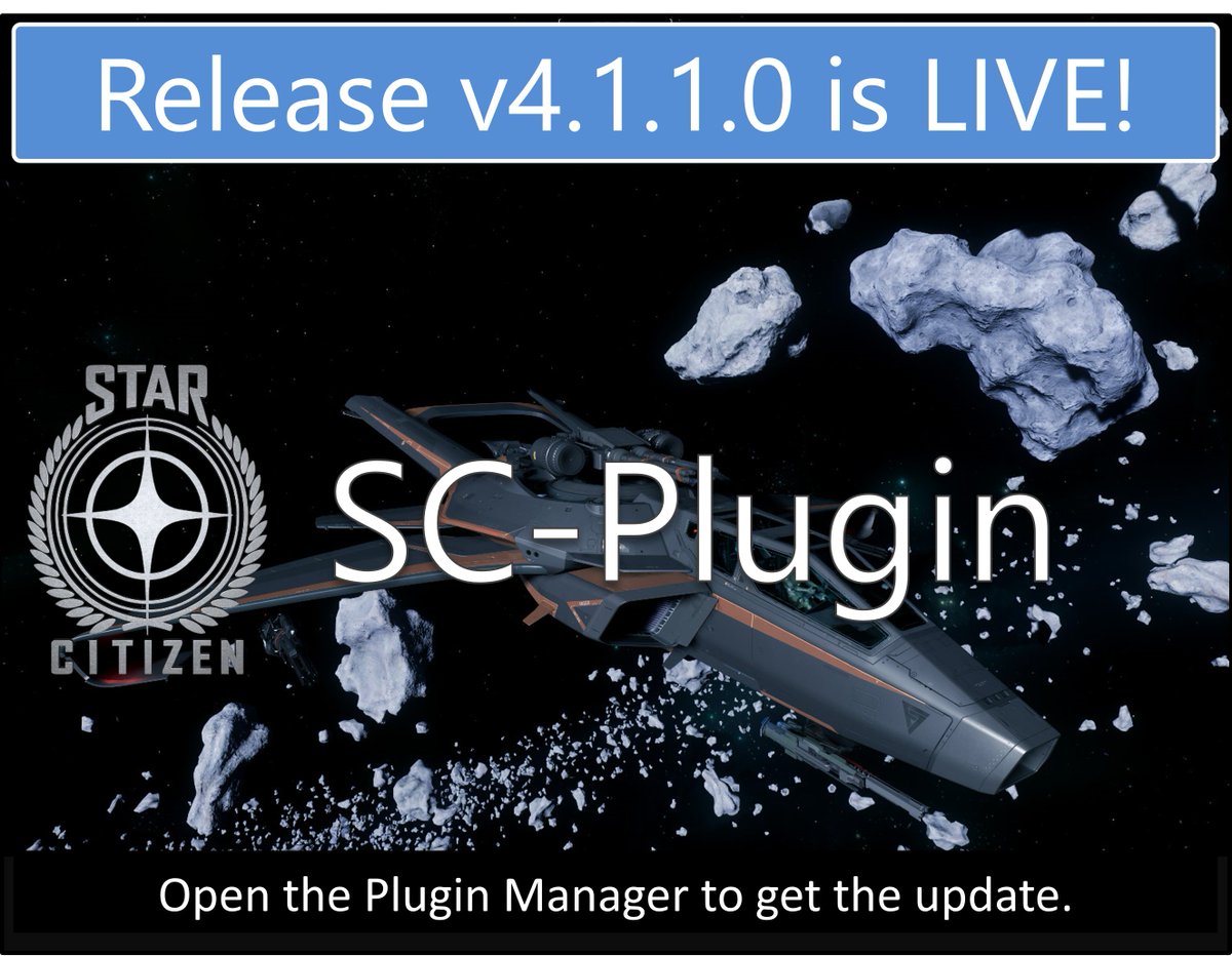 EmilyVoiceComs's tweet photo. New SC-Plugin is now ready for download
New Commands!
• Open/Close DPS for Erkuls Calculator in FPS command set
• Open/Close Performance Viewer in FPS command set
• Scan Target: Targets Ship, opens scanner, does a 5 sec scan, then closes. https://t.co/mSrCDed998