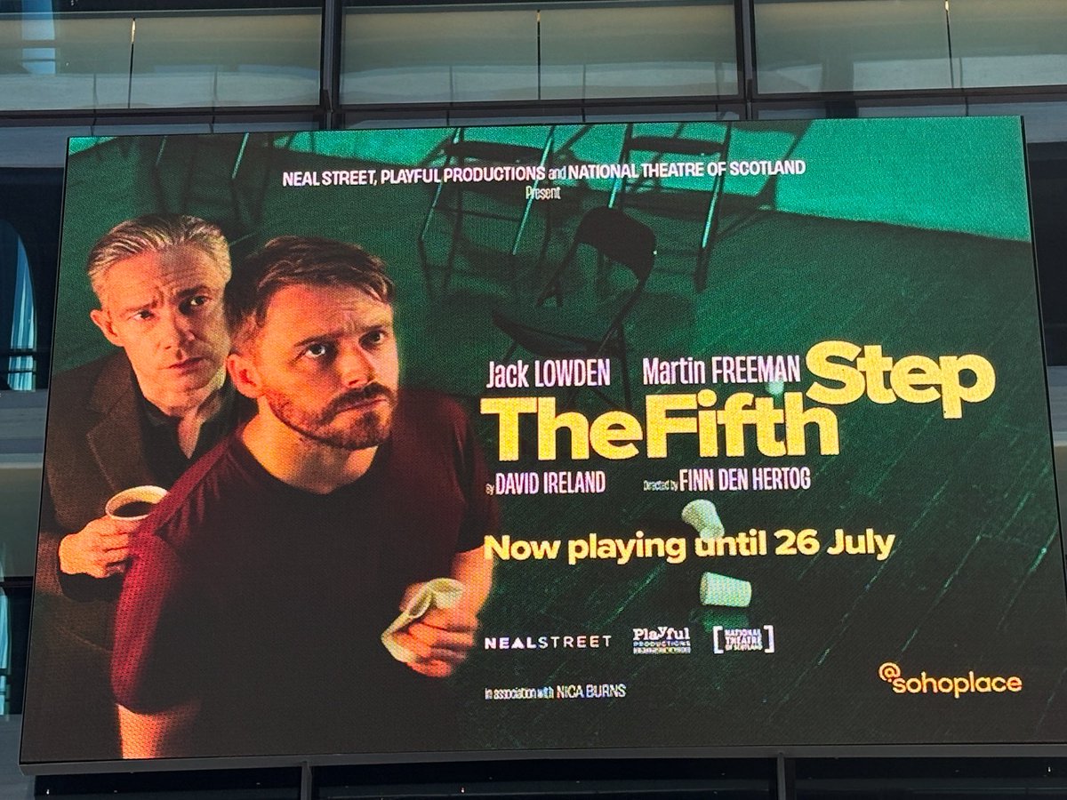 nickcurtis's tweet image. Just out of this. Review on standard.co.uk and @ESCulture embargoed to 00.01 Tues #FifthStep @sohoplacelondon