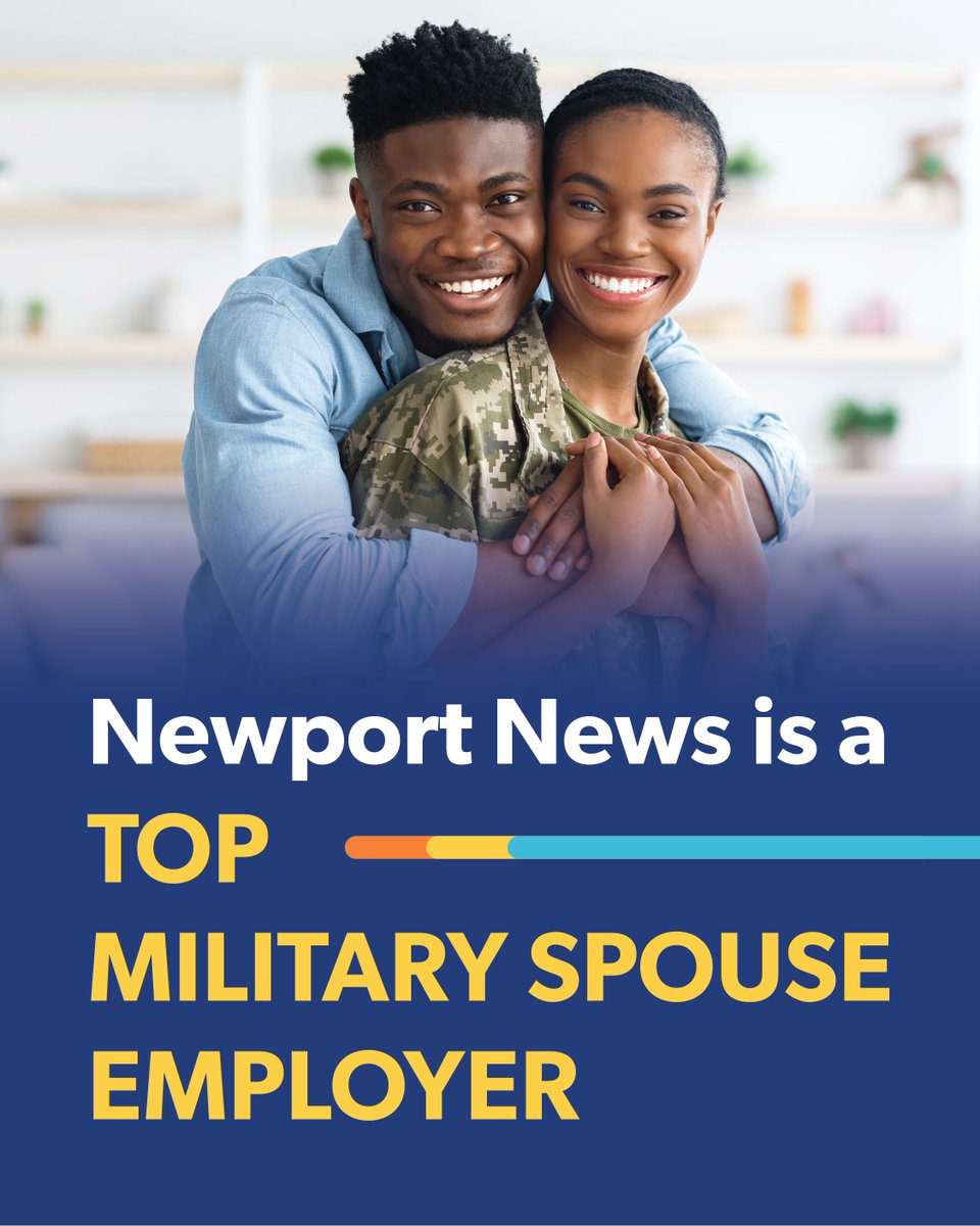 We’ve been named a 2025 Top Military Spouse Employer by @militarydotcom — and we’re the ONLY city to earn this honor! 🇺🇸👏
We’re proud to support military families through flexible jobs, career growth, and inclusive hiring.
loom.ly/V_tc4Ws
#MilitarySpouse  #NewportNewsVA