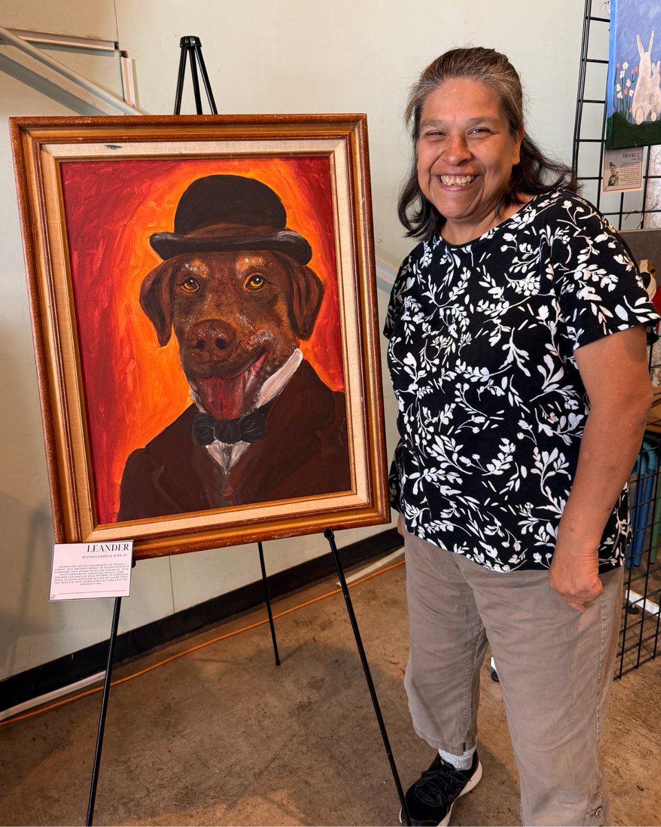 ArcAustin (@thearcofthecap) on Twitter photo Bark for The Arc throwback featuring Arc Artist Maggie standing next to the Leander Campus collaboration painting featuring Mikey! Missed the event? You can still support our Art & Education program and artists by purchasing a custom commission painting: arc-of-the-capital-area.myshopify.com/products/custo… Bark for The Arc throwback featuring Arc Artist Maggie standing next to the Leander Campus collaboration painting featuring Mikey! Missed the event? You can still support our Art & Education program and artists by purchasing a custom commission painting: arc-of-the-capital-area.myshopify.com/products/custo…