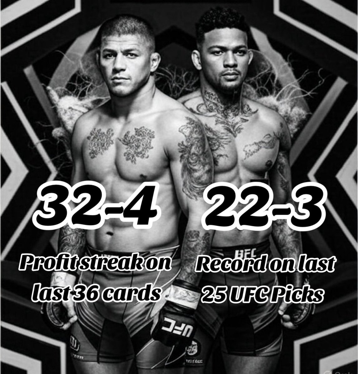 BrandonTheProf's tweet photo. THE UFC KING IS BACK TONIGHT 👑

We've had a 32-4 profit streak over the last 36 events, sweeping 3 of our last 4 cards and achieving a 22-3 record in our last 25 picks.

Today is UFC Fight Night: Gilbert Burns vs Michael Morales in the UFC Apex‼️

LIKE + RT FOR MY TOP PLAY 🔐 https://t.co/nHYzIb7umi