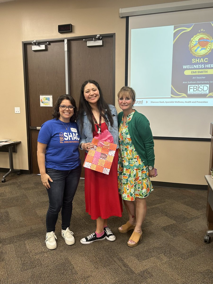 Emi Smith M.Ed (@mrssmithase_art) on Twitter photo On Wednesday I was recognized as a <a href="/FBISD_SHAC/">FBISD_SHAC</a> Wellness Hero! So happy to be able to inspire students from inside my art classroom to lead a healthy life! On Wednesday I was recognized as a <a href="/FBISD_SHAC/">FBISD_SHAC</a> Wellness Hero! So happy to be able to inspire students from inside my art classroom to lead a healthy life!