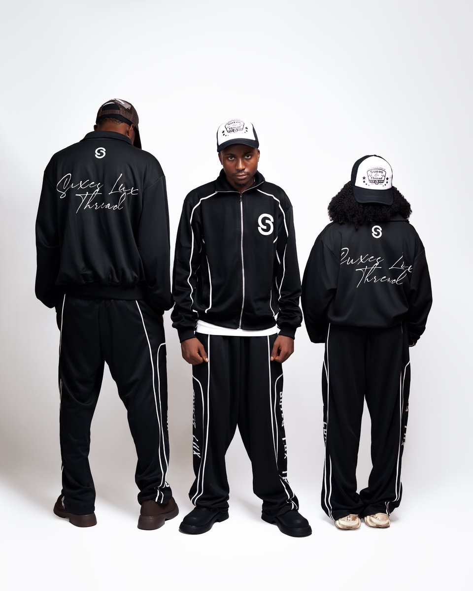suxesluxthread's tweet photo. Suxes lux thread Trackset [limited edition] Now’s the time — suit up and stand out.🔥 Available now

#SuxesLuxThread  #foreverrelentless #clothingbrand #luxury #fashioncompany #explorepage✨ #viral #foryou https://t.co/4q624ppqbI