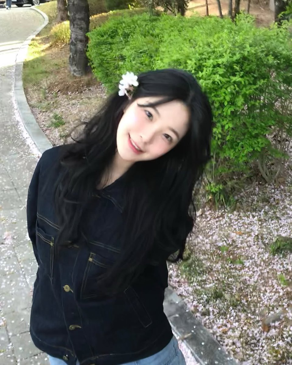 jiaheon's tweet photo. A quiet path beneath cherry trees, where the air is soft with pink petals floating down like delicate confetti. The ground is carpeted in blossoms, and every breeze sends a graceful flurry spinning through the air. https://t.co/ydCQOtkWIc