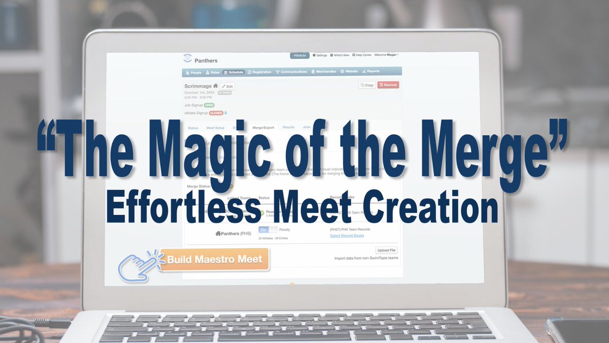 🚫 Email chains. ✅ Easy merges.

Meet Maestro auto-merges entries + seeds heats with just one click. Upload files from outside teams too! Learn more: hubs.li/Q03jBG6H0

#SwimTopiaProTip #MeetPrepMadeEasy #MagicOfTheMerge