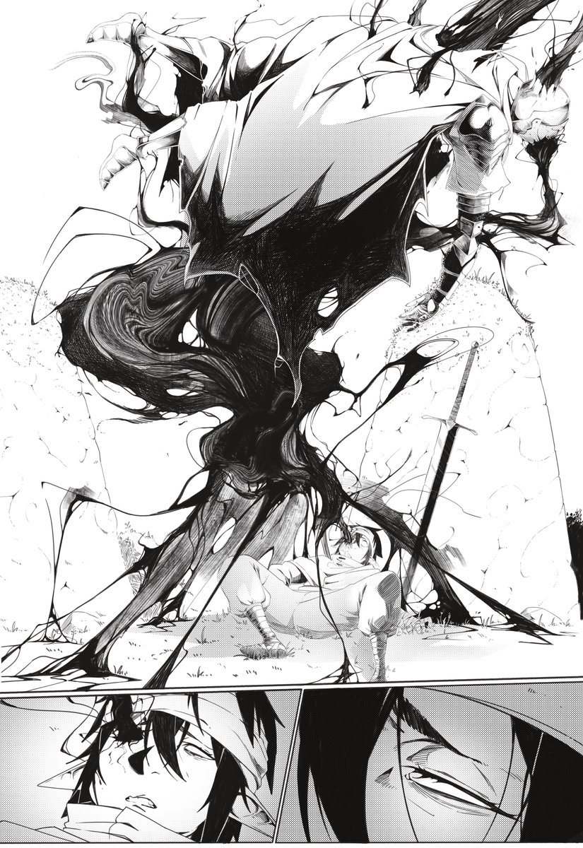 Posting my favorite page from the manga competition I entered!
