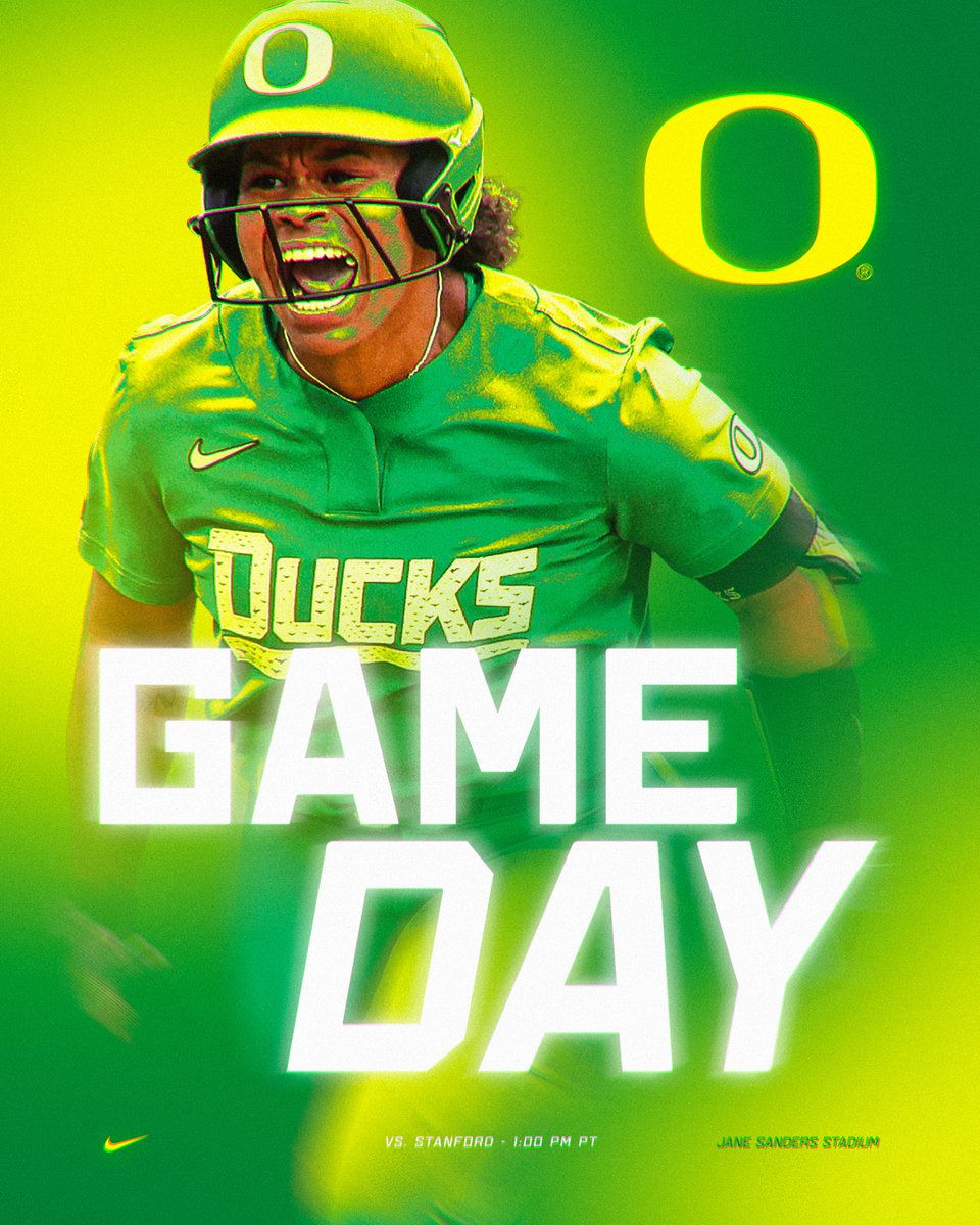 GoDucks (@goducks) on Twitter photo Keep flying.
Day two of the Eugene Regional is on deck for <a href="/OregonSB/">Oregon Softball</a> - facing Stanford at 1 PM. #GoDucks Keep flying.
Day two of the Eugene Regional is on deck for <a href="/OregonSB/">Oregon Softball</a> - facing Stanford at 1 PM. #GoDucks