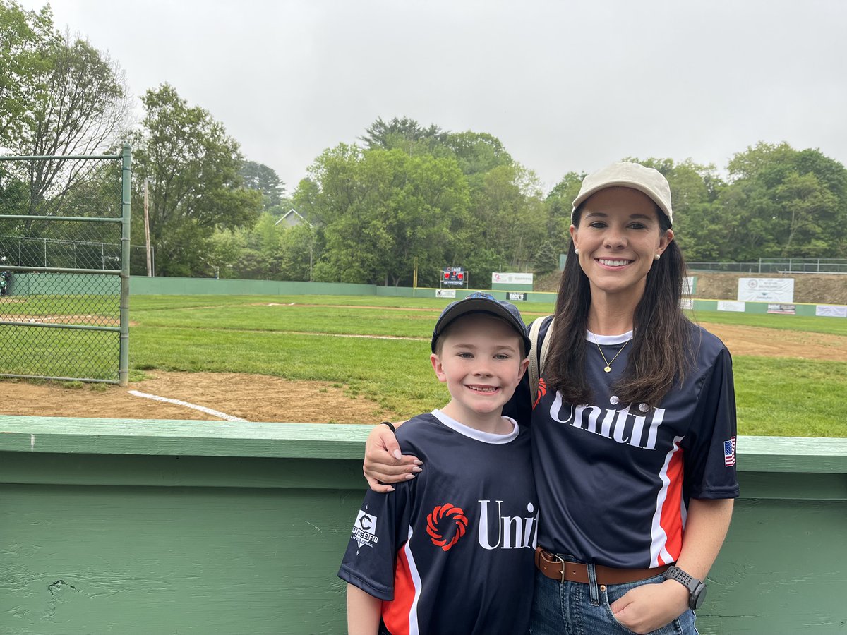 Unitil's tweet photo. TeamUnitil threw out the first pitch for Concord Little League this morning. Thank you to the organizers for including us! https://t.co/kmWWHldIER
