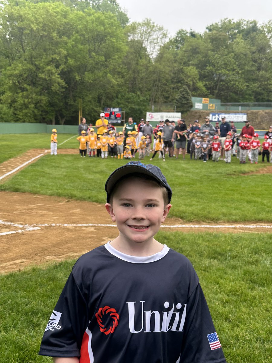 Unitil's tweet photo. TeamUnitil threw out the first pitch for Concord Little League this morning. Thank you to the organizers for including us! https://t.co/kmWWHldIER