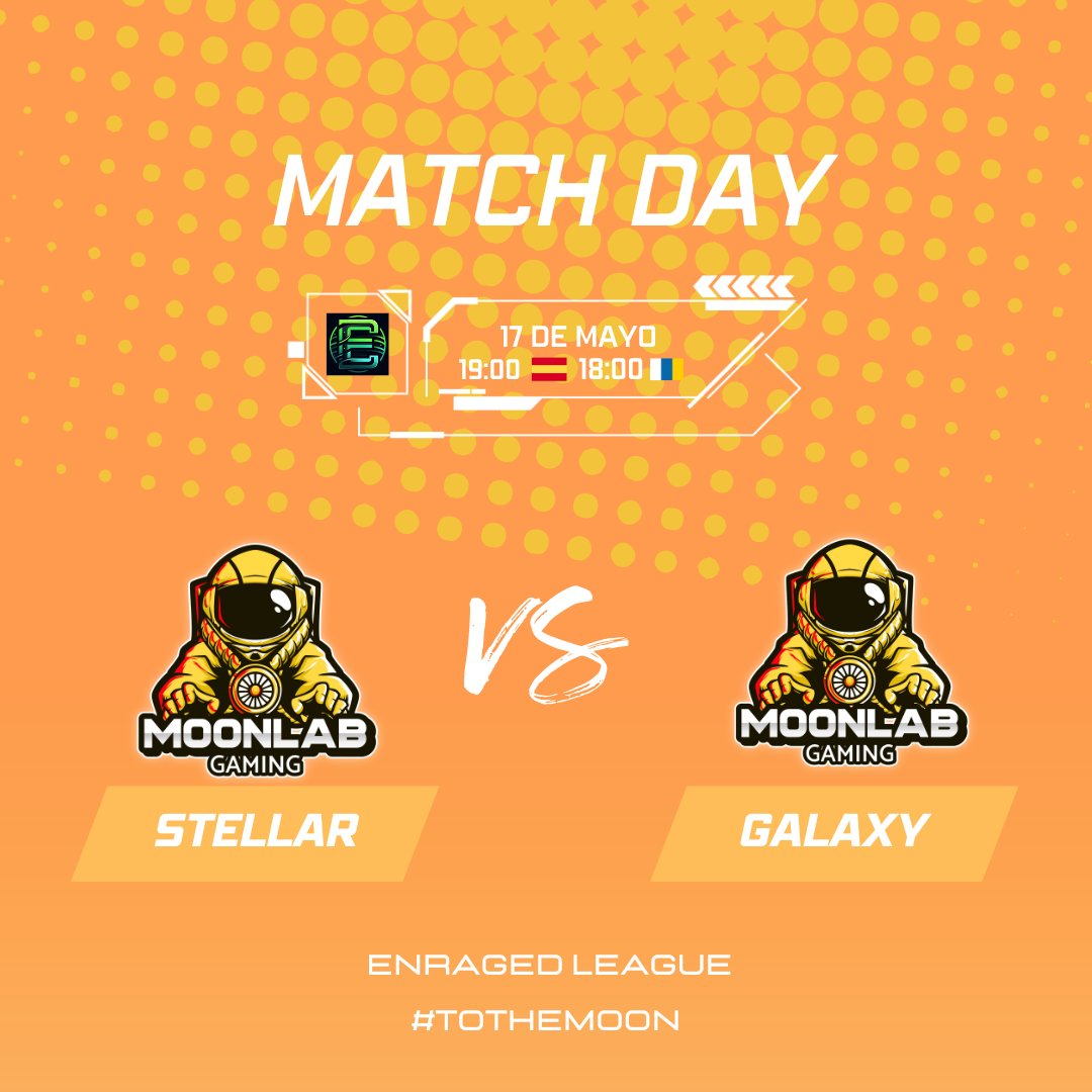 MoonLab Gaming (@moonlabgaming) on Twitter photo 🌌 ¡Choque de titanes intergalácticos! 🌠🚀
Tercera jornada de la <a href="/Enraged_League/">Enraged League</a> y se viene un enfrentamiento de otro planeta: Galaxy vs Stellar.
¡Dos equipos, un mismo escudo y cero margen de error!
¿Quién dominará el cosmos esta vez? 💥🪐
#EnragedLeague #MoonlabDerby 🌌 ¡Choque de titanes intergalácticos! 🌠🚀
Tercera jornada de la <a href="/Enraged_League/">Enraged League</a> y se viene un enfrentamiento de otro planeta: Galaxy vs Stellar.
¡Dos equipos, un mismo escudo y cero margen de error!
¿Quién dominará el cosmos esta vez? 💥🪐
#EnragedLeague #MoonlabDerby