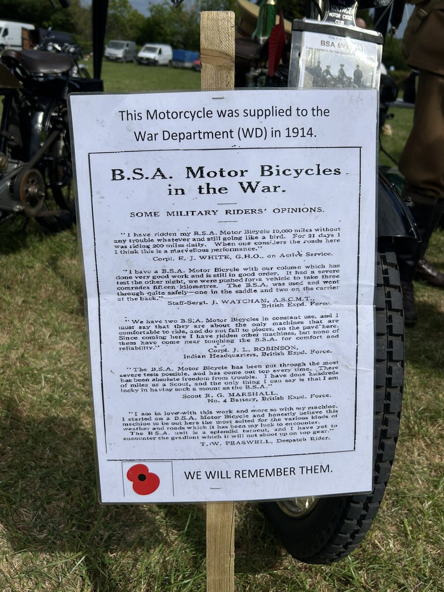 RBLAstonClinton's tweet photo. A couple of military related pictures from today’s 100 year celebration of Aston Hill Climb. https://t.co/EViemIYxCT