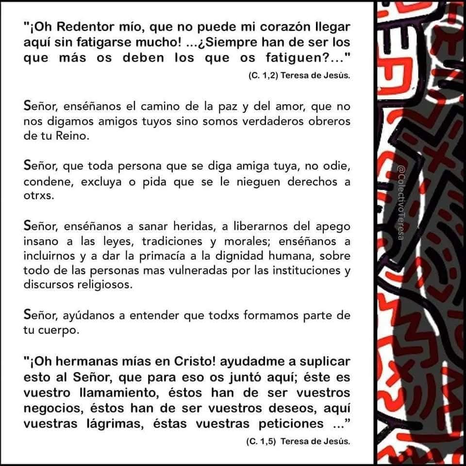 ColectivoTeresa's tweet photo. 🏳️‍🌈 Día internacional de la lucha contra la LGBTQ+fobia 🏳️‍⚧️
.
.
💜  #ColectivoTeresa #HazloALoTeresa
#InTERESArte #interesante https://t.co/YFOiKZyTlZ