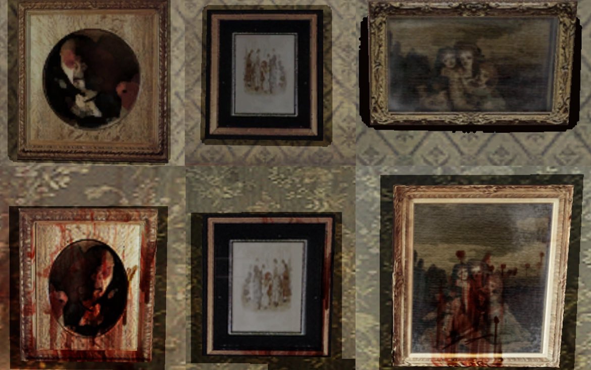 esoteric4ng3l's tweet photo. Baldwin Mansion | Silent Hill 2 https://t.co/Be4BswBqxN
