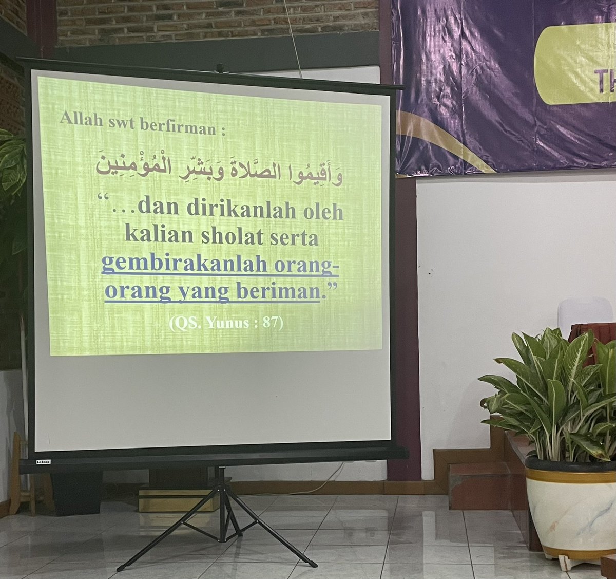 Highlight hari ini, agar dijadikan pedoman hidup.. Barakallah pak Ustadz..