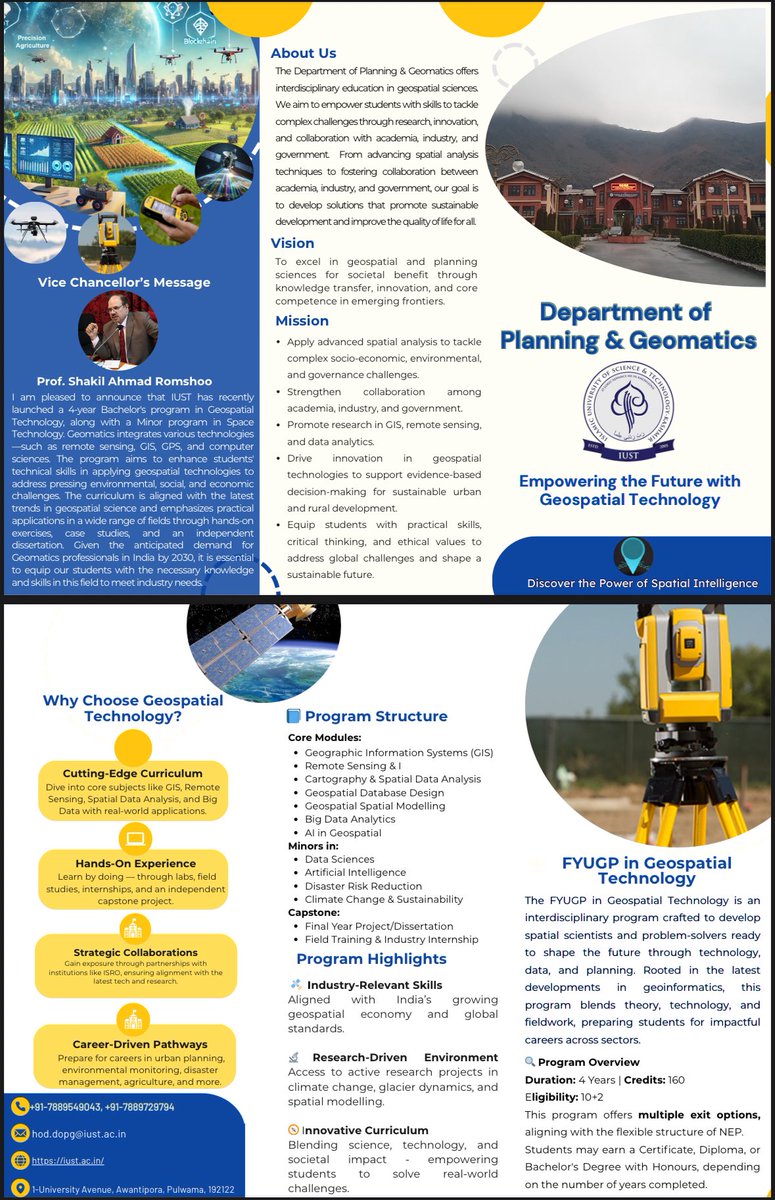 Department of Geomatics tweet media