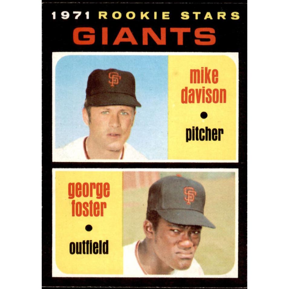 RepackedWax's tweet photo. 1. Who is your favorite "I forgot he started with that team" guy? One player at the top of our list is the great #GeorgeFoster, who is so closely associated with the Reds and Mets in our mind that we forgot he came up with the #SanFranciscoGiants in 1969. https://t.co/tCvzBcy6GC
