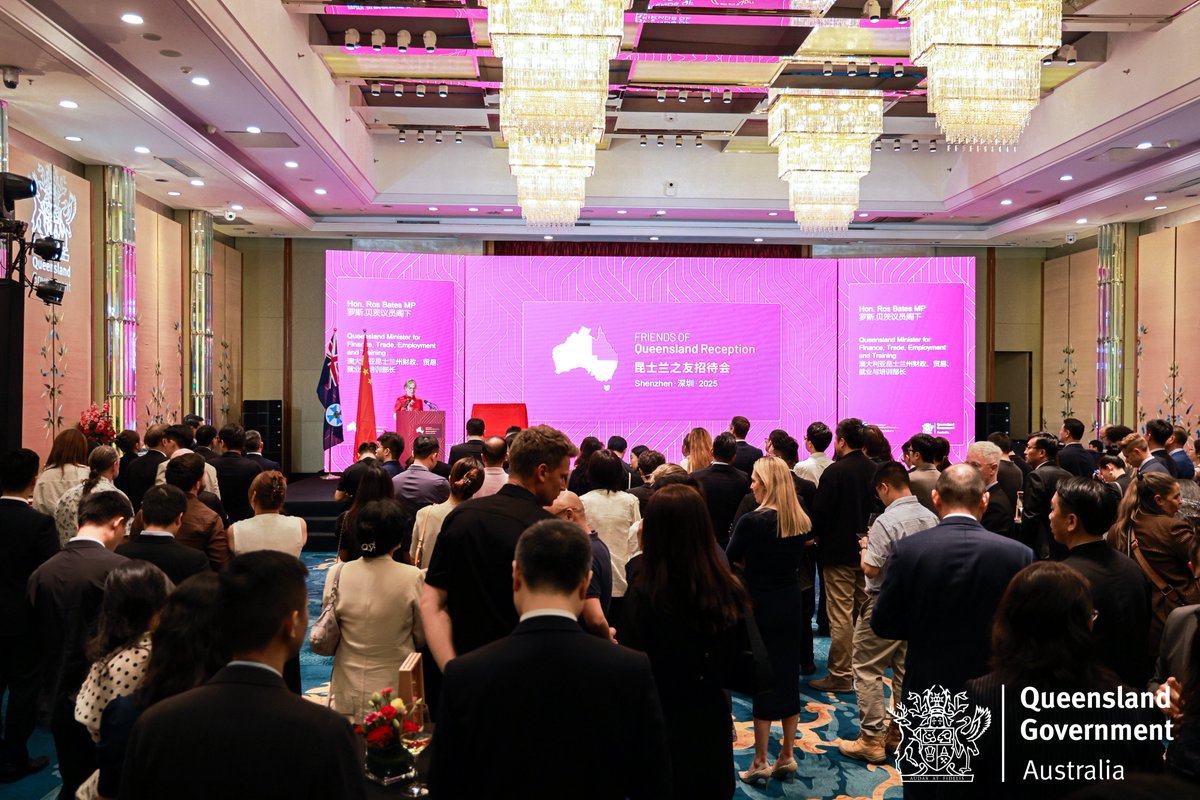 A great night in #Shenzhen as we officially opened Trade and Investment Queensland’s new office.

Guests loved getting a taste of Queensland, with food and drinks from some of our top producers on show — a wonderful reminder of the quality our state delivers.

This is all part of
