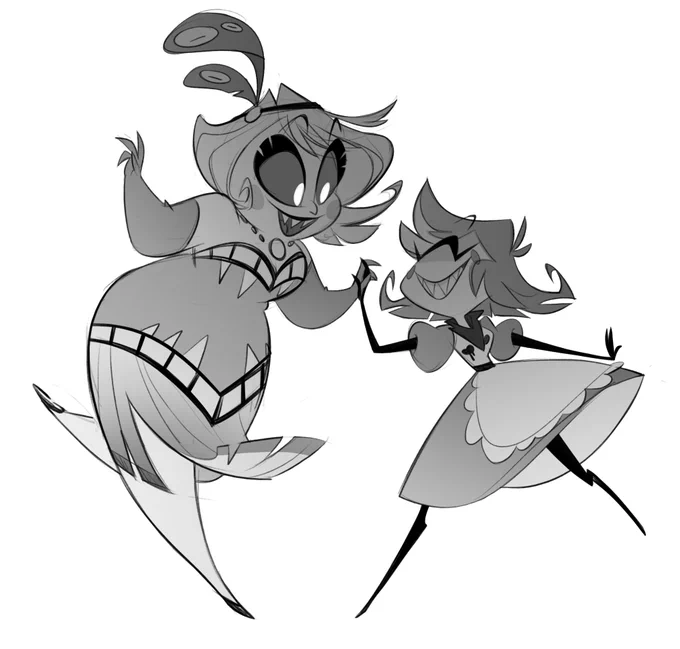 Gals dancing

#HazbinHotel 