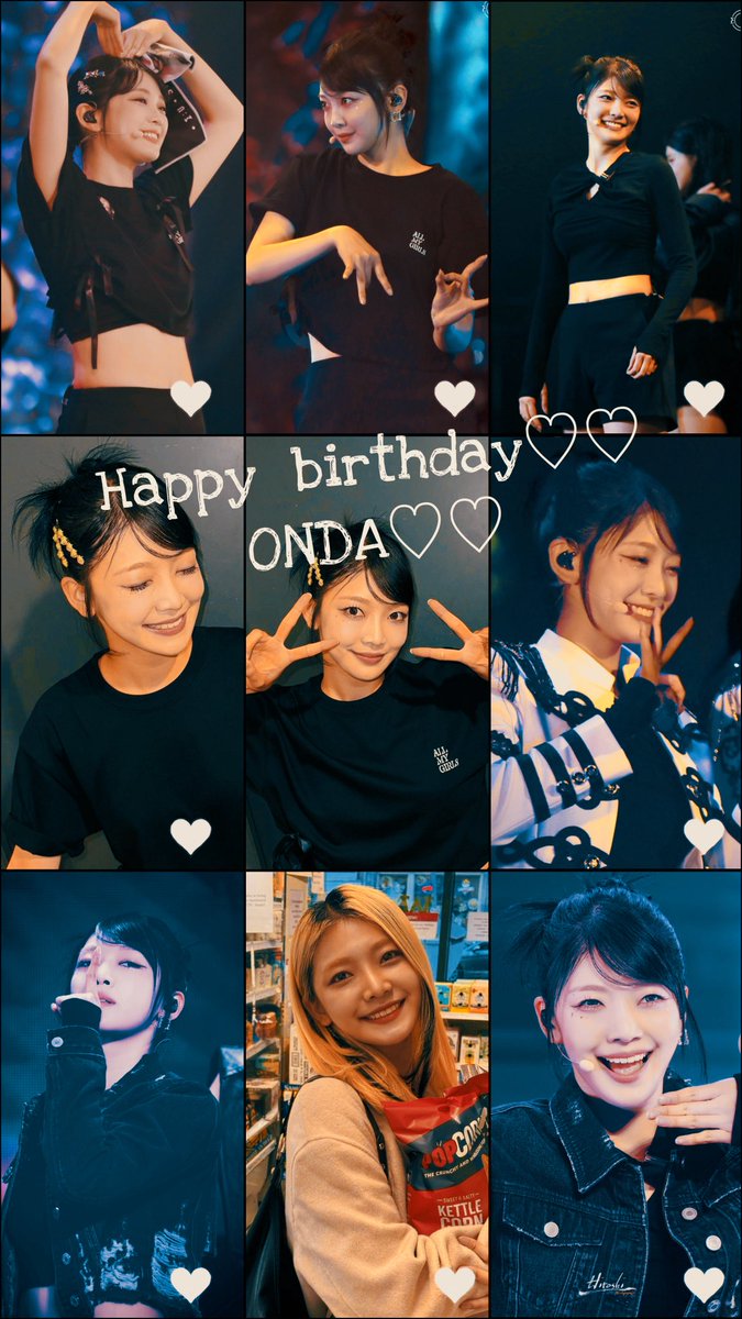 Happy  birthday……♡♡

#EVERGLOW  #에버글로우 
#온다 #ONDA
#HBD_ONDA