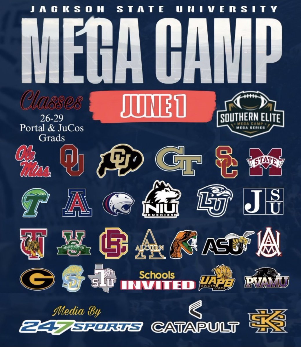 Miss-Lou Recruits (@shedrickmckenz2) on Twitter photo 🚨Mega Camp Alert 🚨
Dedrick Davis (<a href="/20slimeyy/">Dedrick Davis</a>) 2026 DB from West Feliciana High(LA) has signed up to compete at the Southern Elite Mega Camp @ JSU. Davis holds an offer from Nicholls State. Watch his highlights below.
Jr Season Highlights
hudl.com/v/2RA8ai
#4 🚨Mega Camp Alert 🚨
Dedrick Davis (<a href="/20slimeyy/">Dedrick Davis</a>) 2026 DB from West Feliciana High(LA) has signed up to compete at the Southern Elite Mega Camp @ JSU. Davis holds an offer from Nicholls State. Watch his highlights below.
Jr Season Highlights
hudl.com/v/2RA8ai
#4