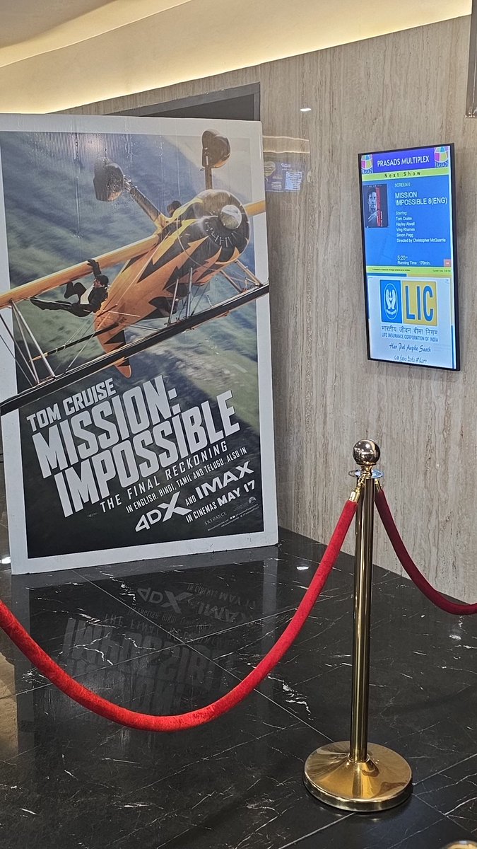 movie_maticks's tweet photo. A day at @PrasadsPCX is a day well spent. Watching the edge of the seat movies the sound for Submarine scene in Final Reckoning is simply awesome. Kudos to @PrasadsCinemas management and @ursmohan_kumar for maintaining the consistency and quality. https://t.co/ydiCejSo8Y