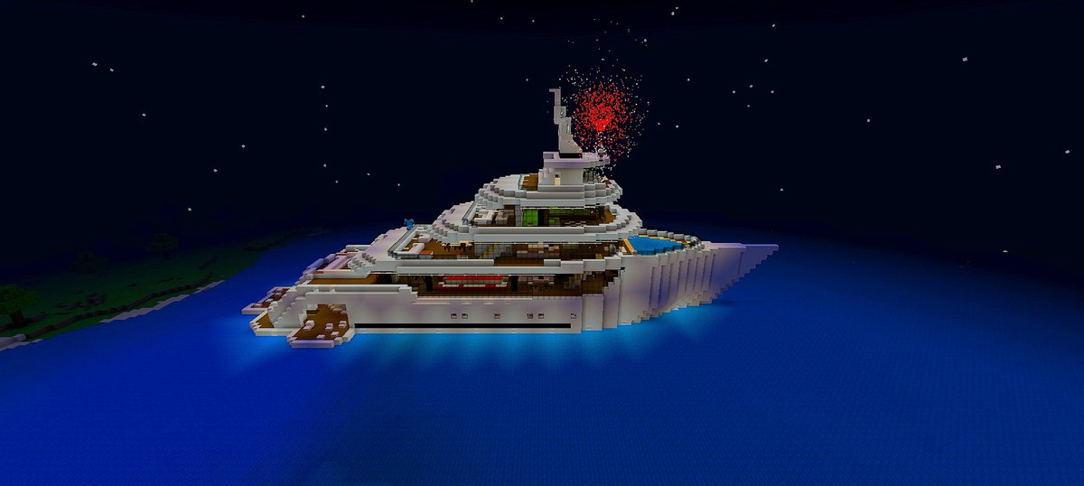 bramdrust's tweet photo. How you find that 
#yote #yatch #minecraft #minecraftpicture #minecraftviral #buildminecraft #Xminecraft https://t.co/HDgHt0dAzH