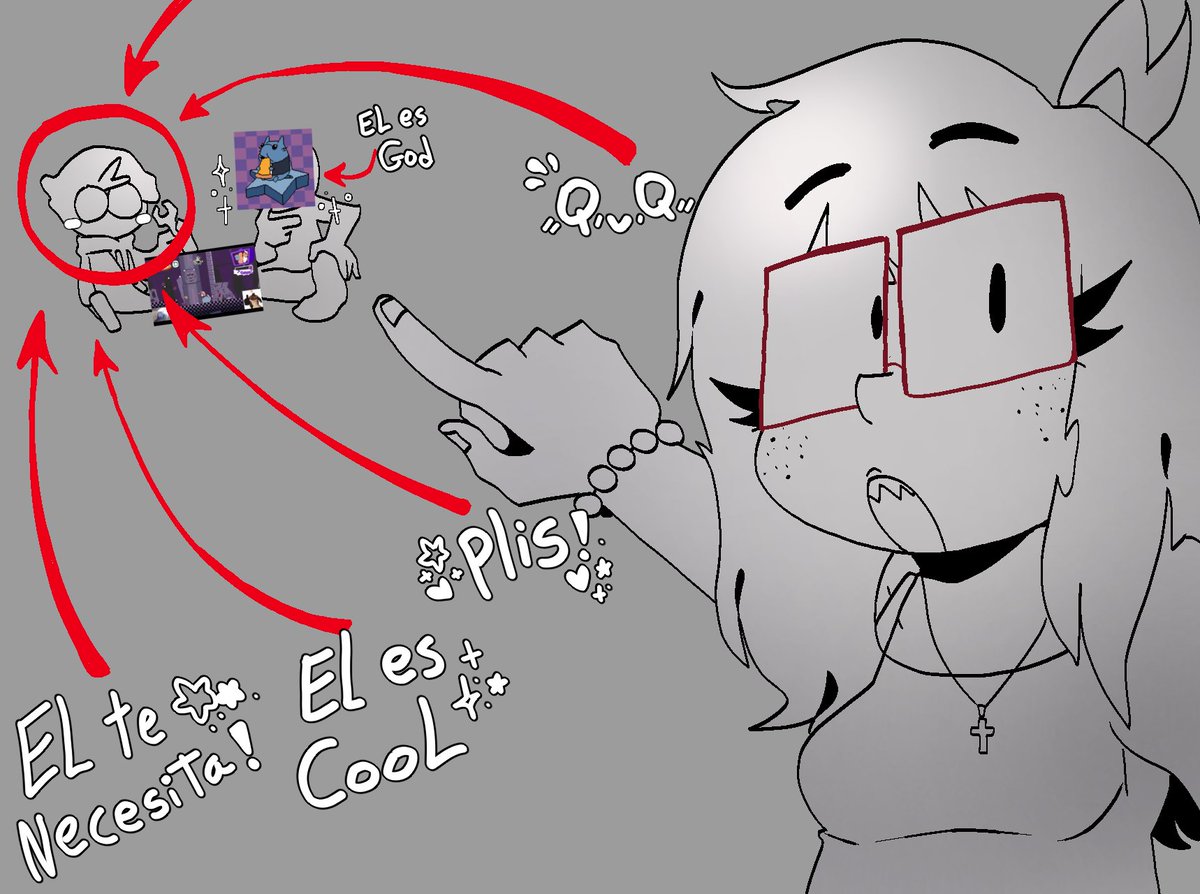 SharkathDrawnz's tweet photo. Hay Alguna personita de mi público que le guste pija tower y que de paso le sepa a hacer Sprites grandecitos?
Lo digo pq el mod en el que trabaja mi niño necesita apoyo
Y si conoces a alguien que si sepa dile que aquí tiene una buena oportunidad de conseguir chamba 🫵
#PTmod https://t.co/FkmHPOA4f1