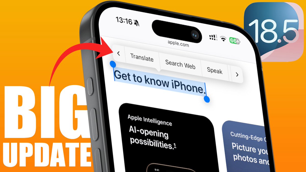 iOS 18.5 - The Best So Far ! #ios185

youtu.be/eQLaAajIojo?si…