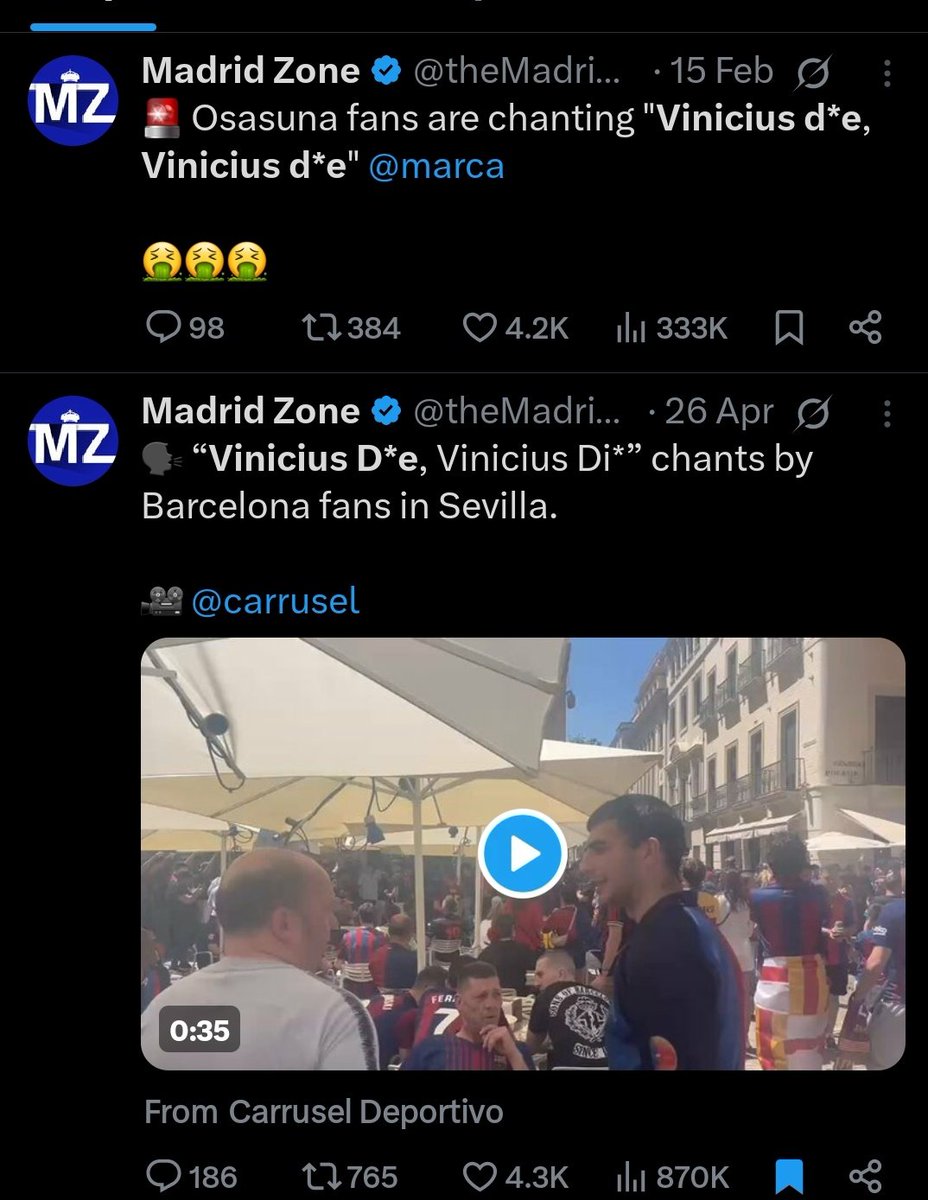 Just leave Spain and go enjoy football in a different country <a href="/vinijr/">Vini Jr.</a>