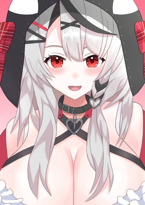 沙花叉ちゃんお誕生日おめでとうございます!(過去絵) #沙花叉クロヱ生誕祭2025 #さかまた飼育日記