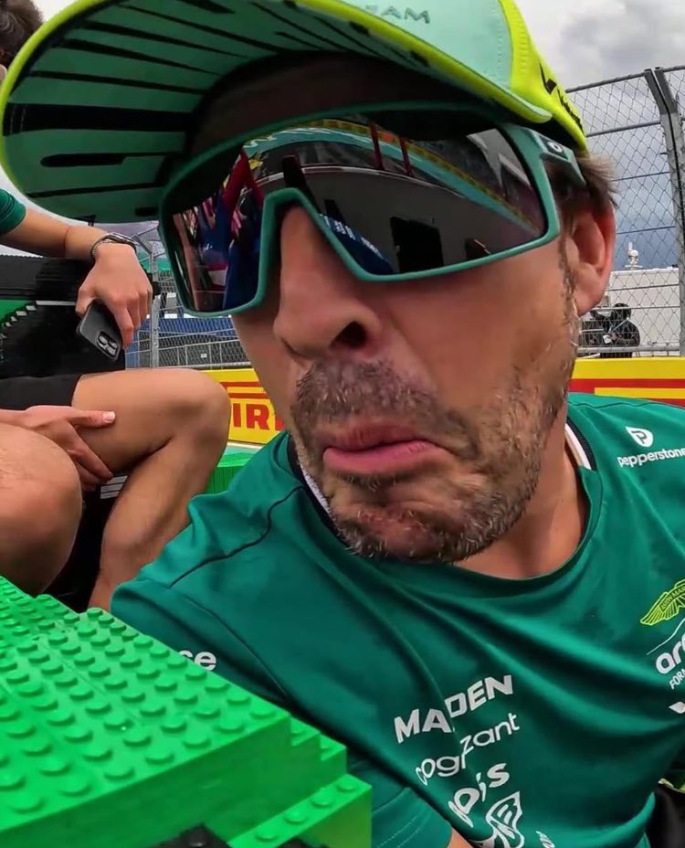 autosport's tweet photo. When you realise both Aston Martin drivers out-qualified both Ferrari drivers today 👀 https://t.co/86408Egeqj
