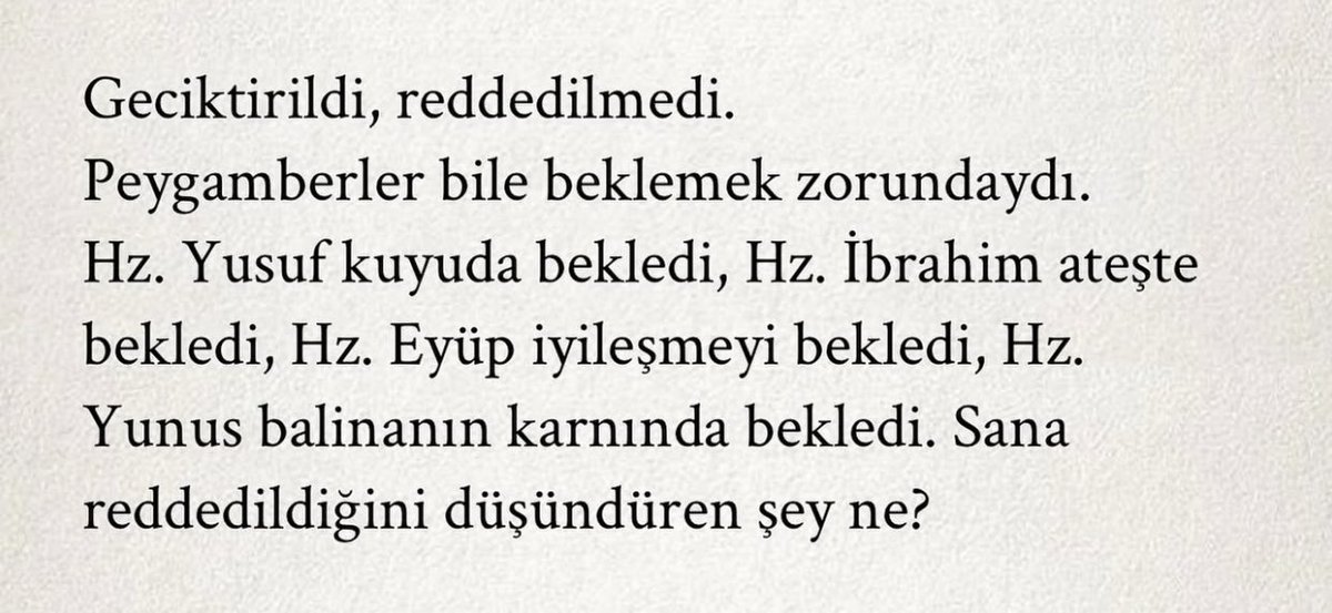Bu sene kesin atanırım dediğim halde atanamadım tam da ümitsizdim bu yazıyla karşılaşana kadar.
