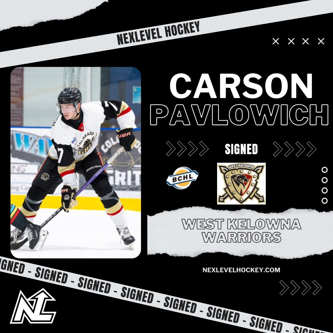 Congrats Carson! 

#LetsGo 

<a href="/BCHLWarriors/">West Kelowna Warriors</a> <a href="/BCHockeyLeague/">BCHL</a> <a href="/Rails_Hockey/">Proctor Rails Hockey</a>