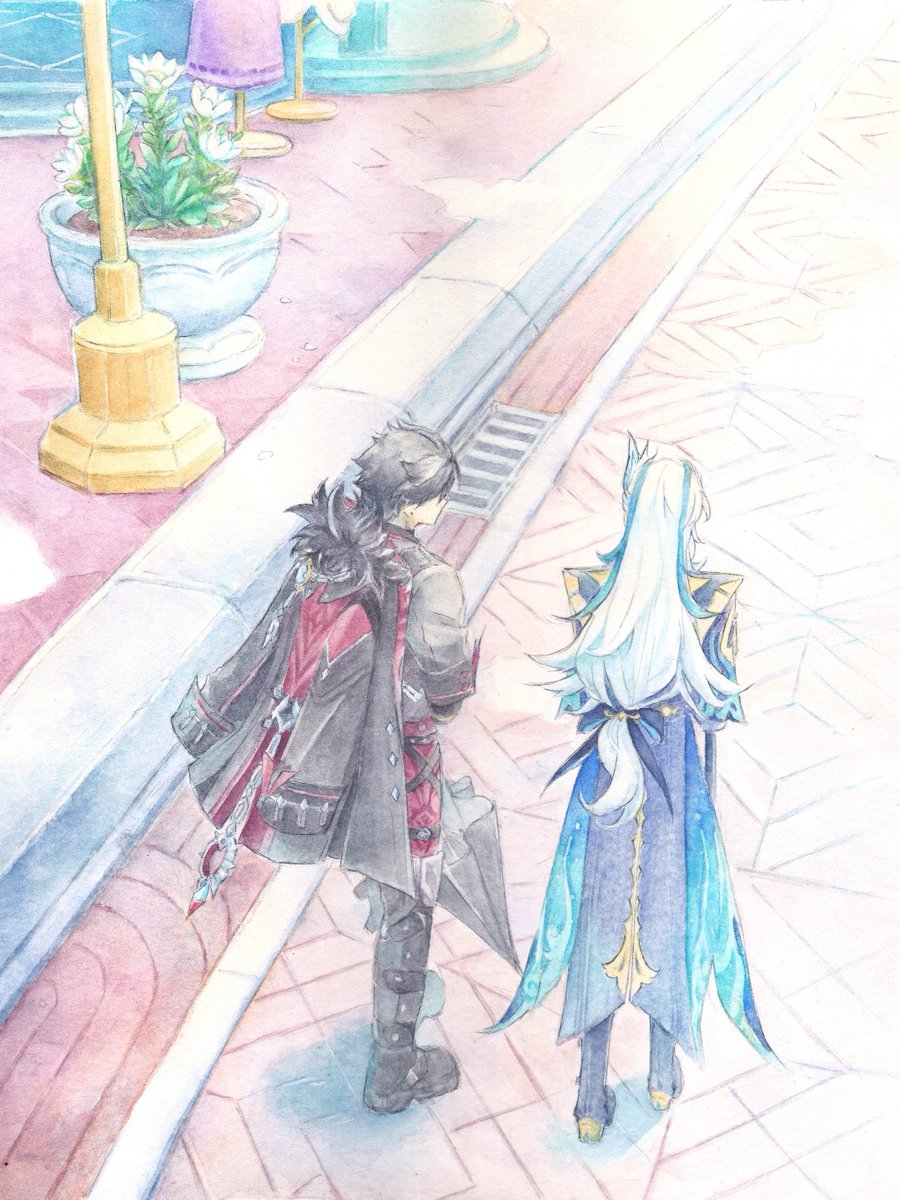 雨晴るる
#リオヌヴィ 
#wriolette