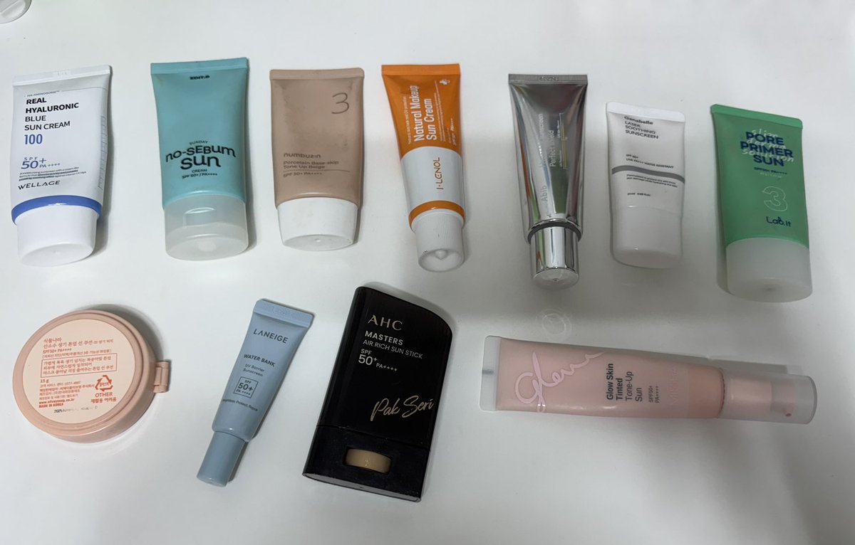 여름 맞이 선제품 비교 분석 타래 👀👀
(특징:개인의 주관이 다분함)