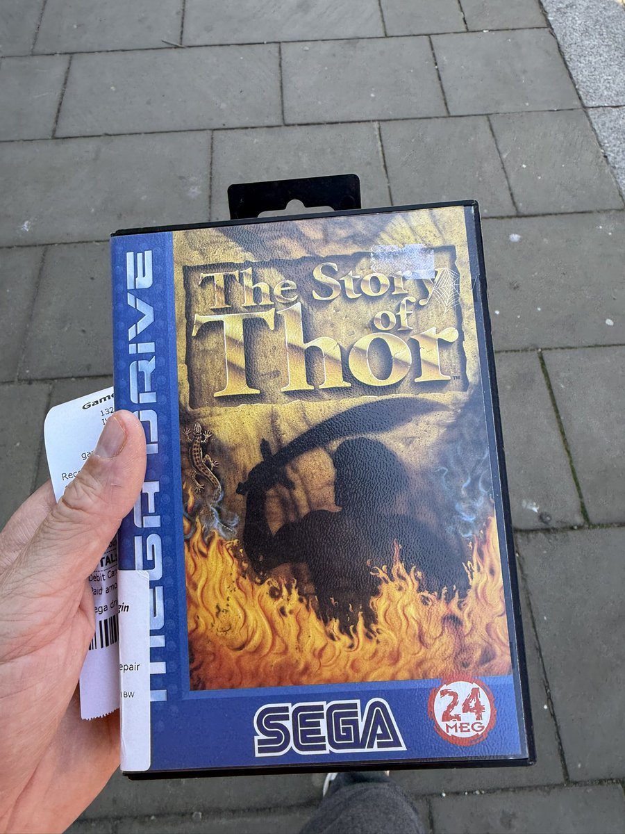 GameKulture's tweet photo. A game I’ve been after for absolutely ages & couldn’t say no when I found it here CIB for a good bit cheaper than eBay prices 😁
Any fans?
#Sega #TheStoryOfThor #BeyondOasis https://t.co/h8NDsHAeAo