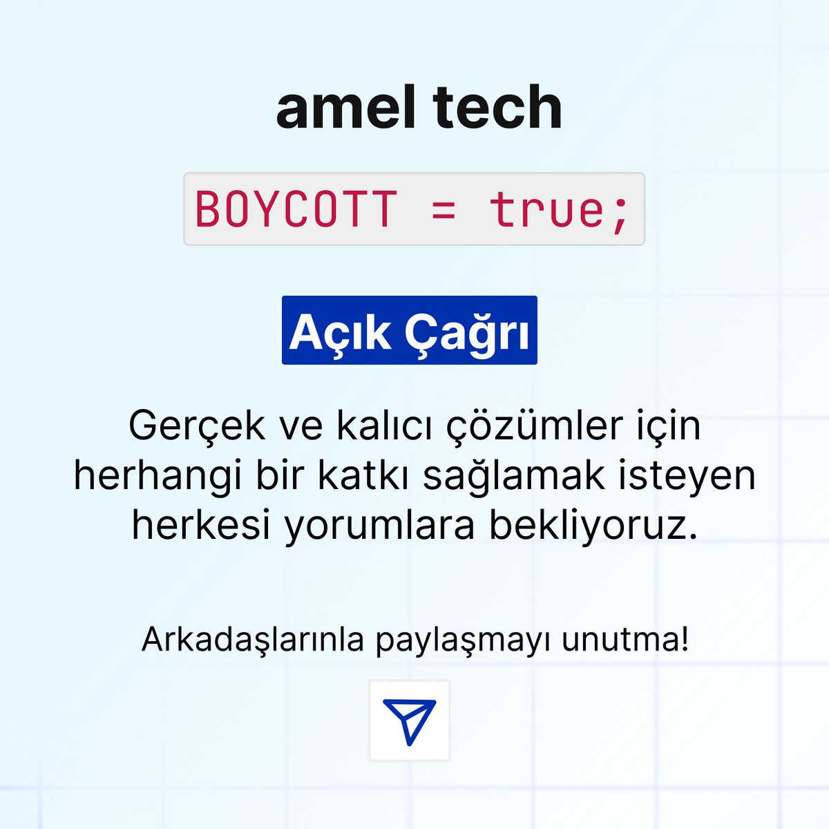 Selâmünaleyküm değerli kardeşlerimiz!

3 Mayıs'ta Vercel CEO'su Guillermo'nun soykırımdan yana aldığı tavra hep beraber tepki gösterdik. Alternatif arayışları hepimizi "denize düşüp yılana sarılmış" gibi hissetirdi.

Açık çağrımızı buradan okuyunuz: 
amel-tech.org/duyurular/verc…