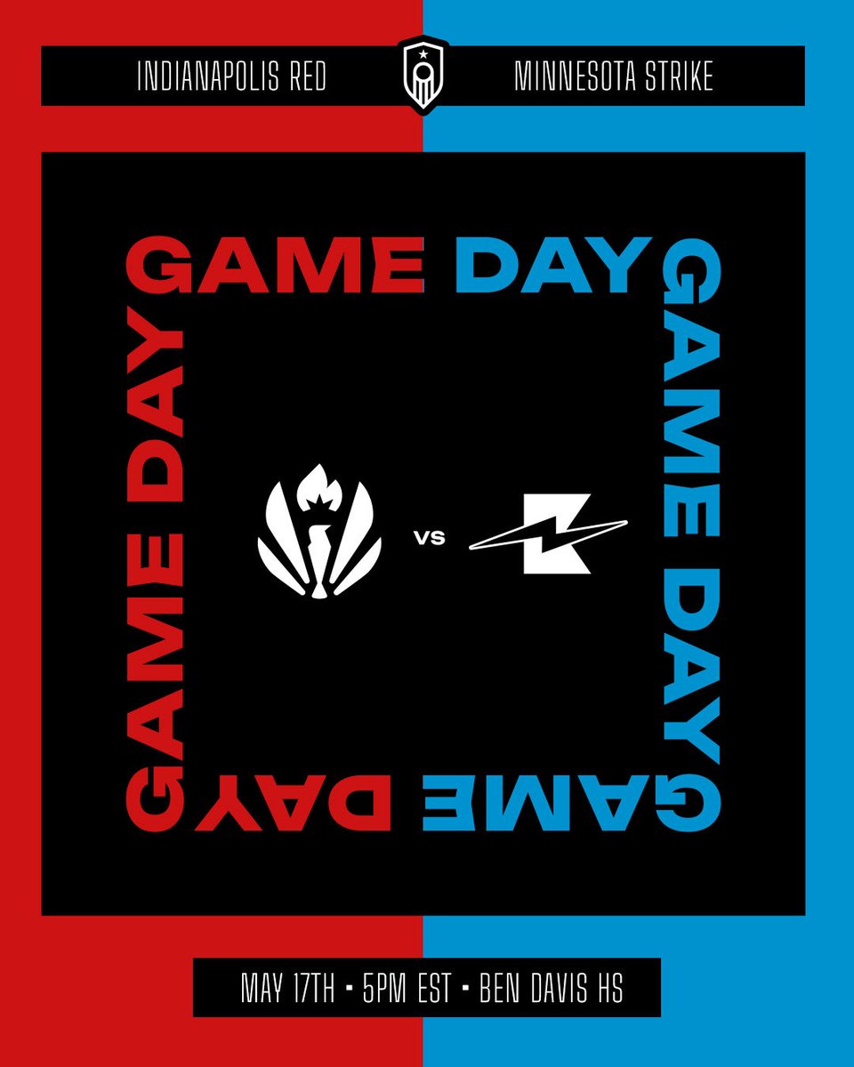 IndyRedUltimate's tweet photo. Happy Game Day!
Let’s get HYPE and bring the Energy for our final home game of the season as we take on @MinnesotaStrike in a Midwest @PremierUltimate throwdown
Tickets are available online or at the gate!
Livestream: https://t.co/Lhw6uKNWCZ
#GetREDdy #Indianapolis https://t.co/C5LkQlQic5