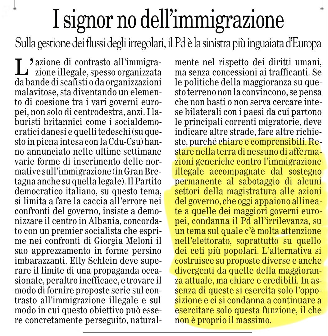 GibelliTiziana's tweet photo. Se #Starmer è il capo dei #laburisti 🇬🇧, #Merz è capo del governo 🇩🇪 che comprende anche #SPD. 
E sull’immigrazione clandestina hanno programmi chiari, che coincidono con quelli del governo 🇮🇹.
Ma la nostra opposizione non ha tra i suoi obbiettivi quello di governare🤷🏻‍♀️ https://t.co/fJSDUhcwds