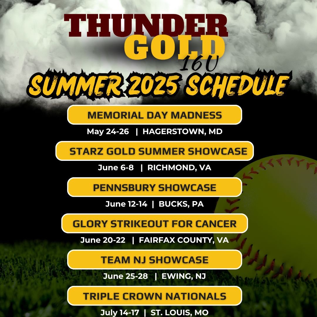 Here is the full summer schedule for @Tri16u!! Let’s gooo