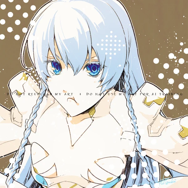 シュレリア様!のジャクリさん色違いバージョンでと言う事だったのですけど、青にするか金にするか悩んでこっちに。多分シュレリア様はおこです(それはそう