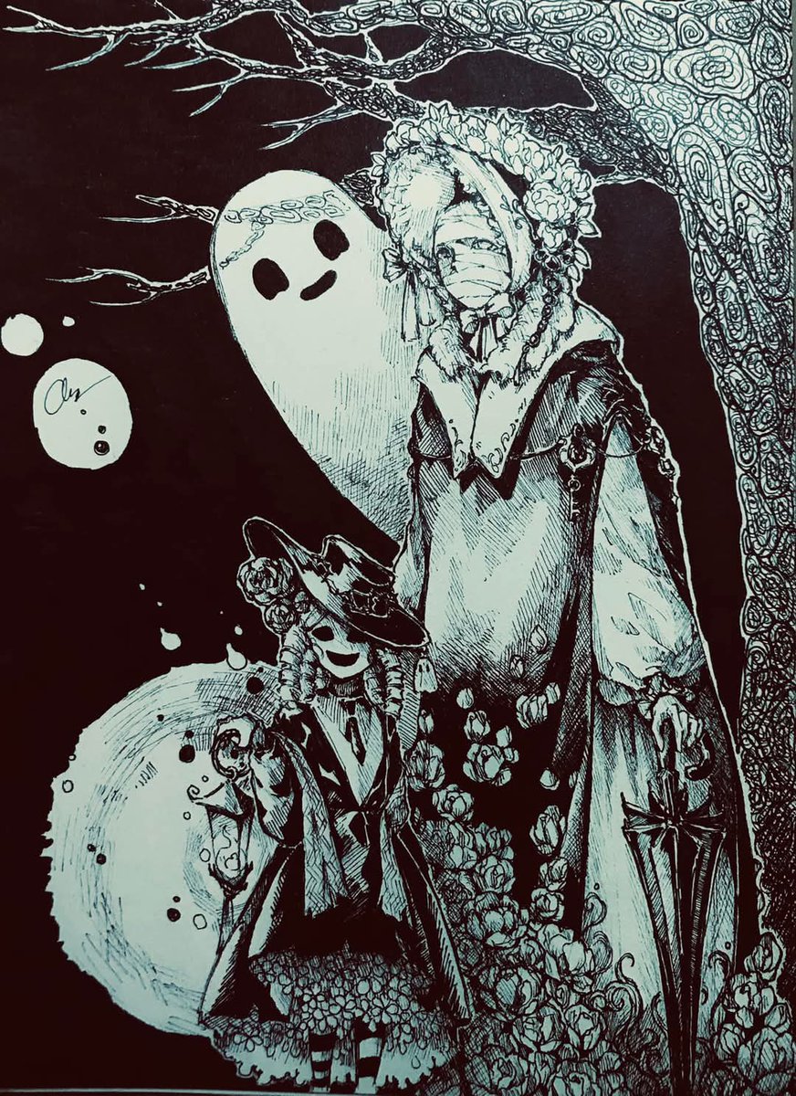 e_baochau's tweet photo. I really like the ghost in this picture, it's so cute.
#artist #traiditionalart #tradi #VietNam #inking #ghost https://t.co/ulwbasUVxL