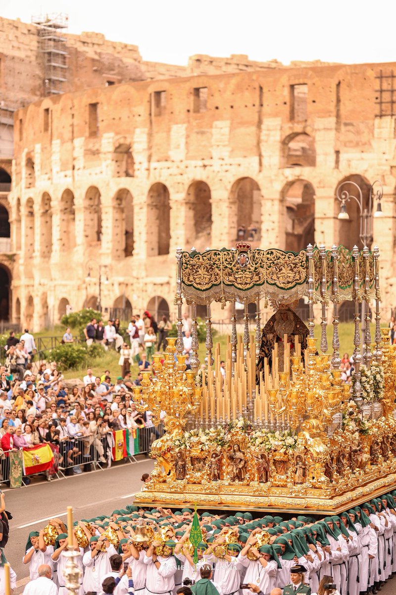 El corazón de toda Málaga en Roma 💚