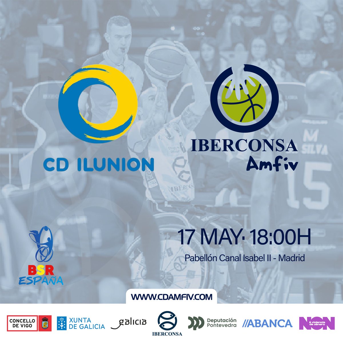 25 minutos y arrancamos!!
•
#IberconsaAmfiv vs <a href="/cd_Ilunion/">CD ILUNION</a> 
•
<a href="/Turgalicia/">Turismo de Galicia</a>
