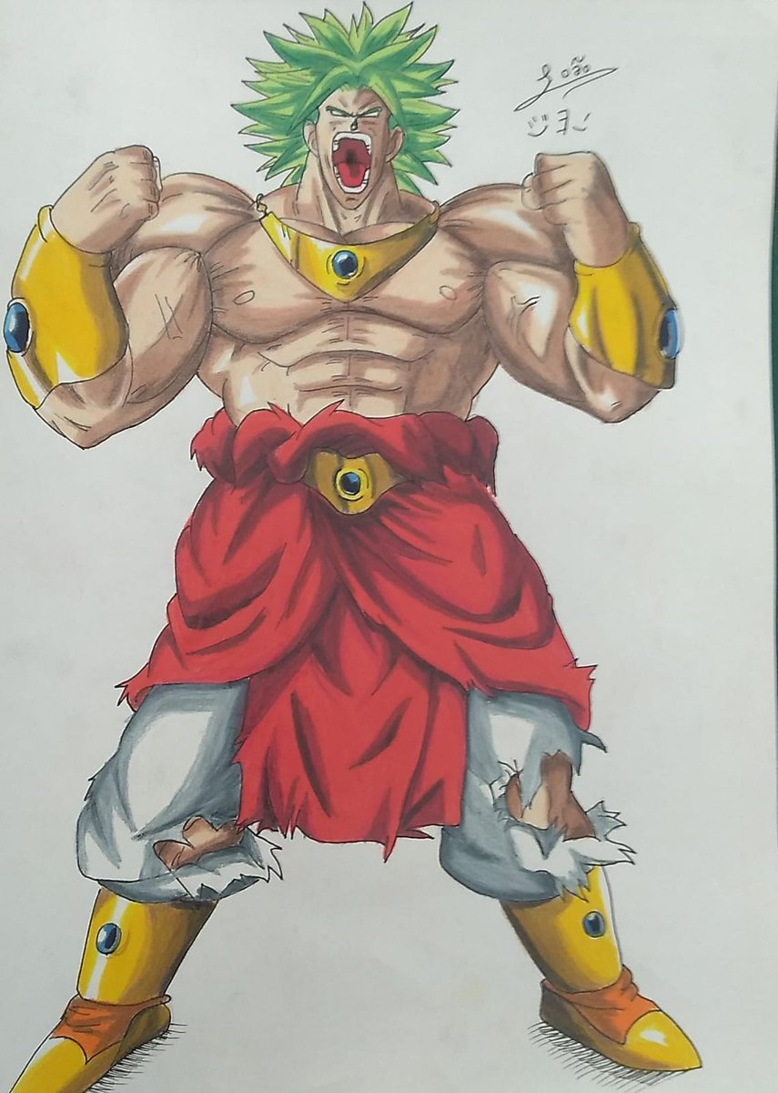 Desenhei o Broly, deu muito trabalho pra fazer

❤️ +🔃+🗨️ = Eu felizão da vida